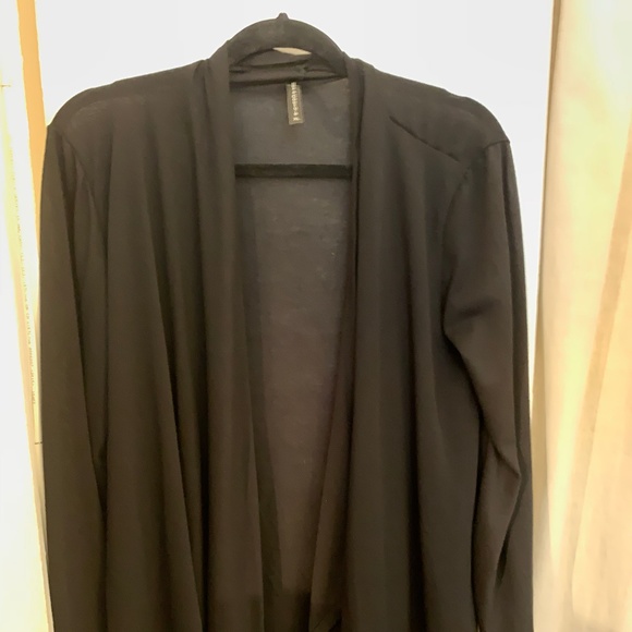 Rags & Couture Black Open Cardigan XL - Picture 2 of 6